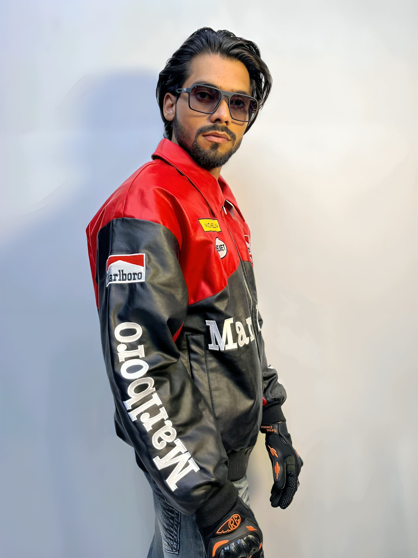 Marlboro leather jacket premium