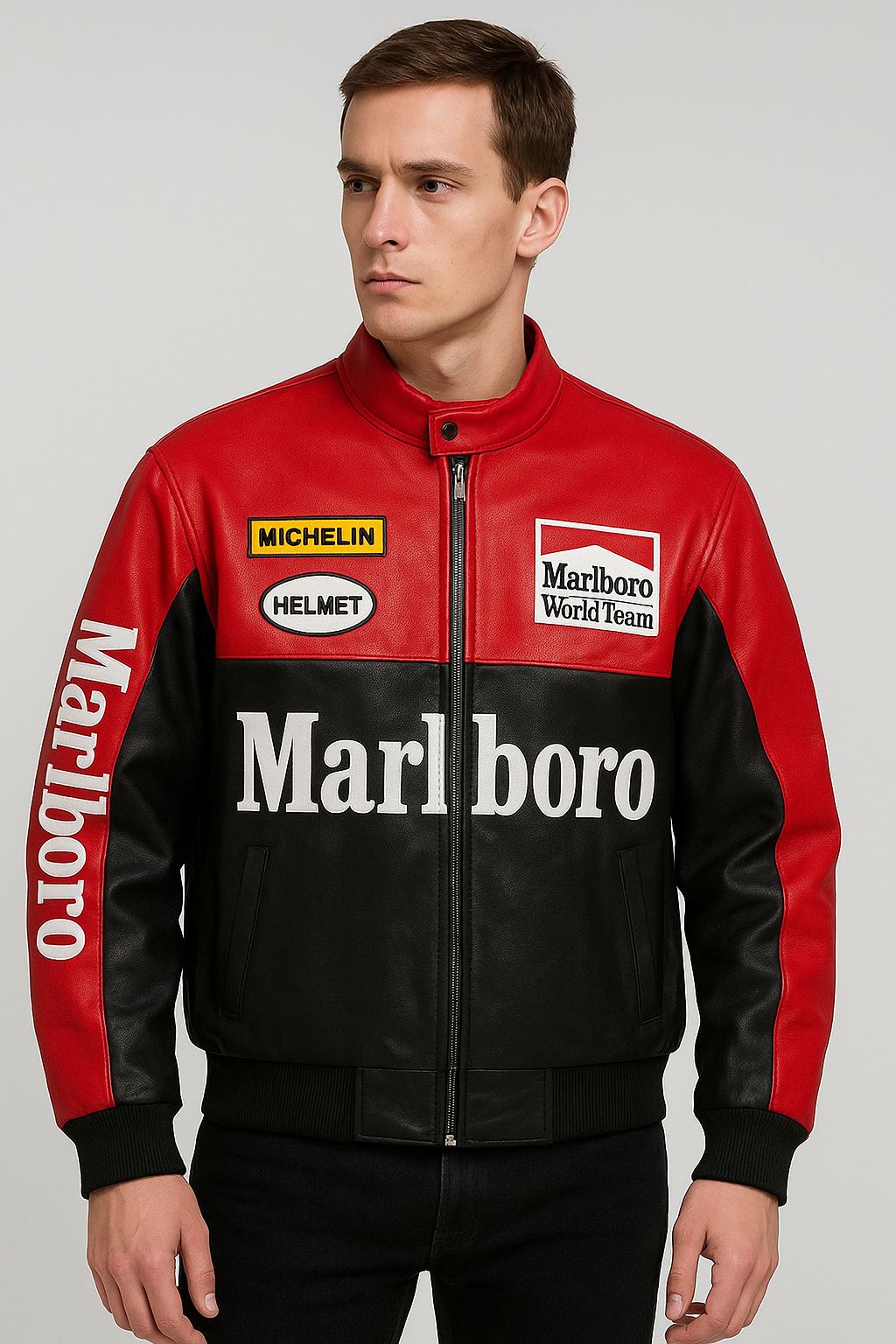 Marlboro leather jacket premium