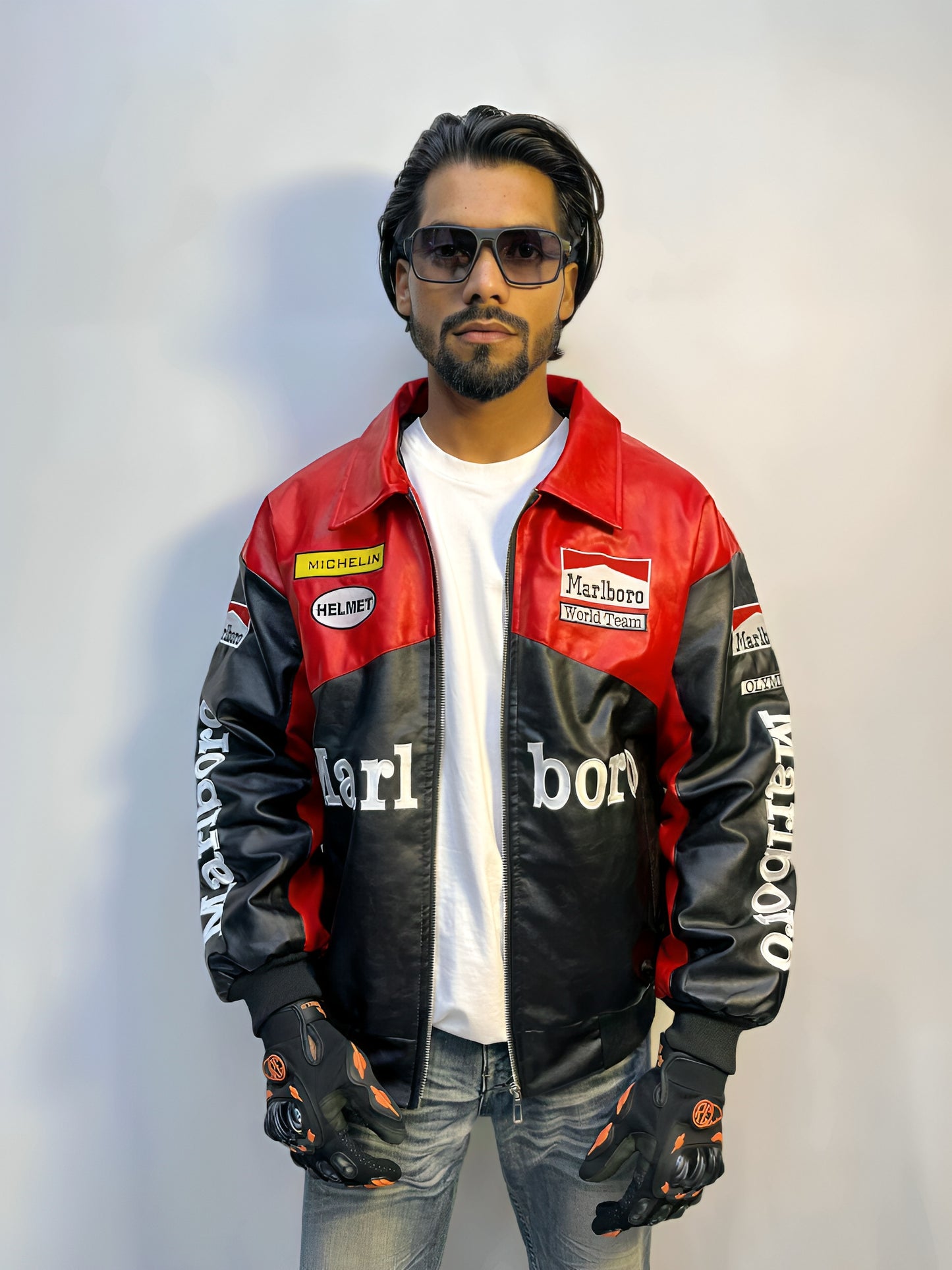 Marlboro leather jacket premium