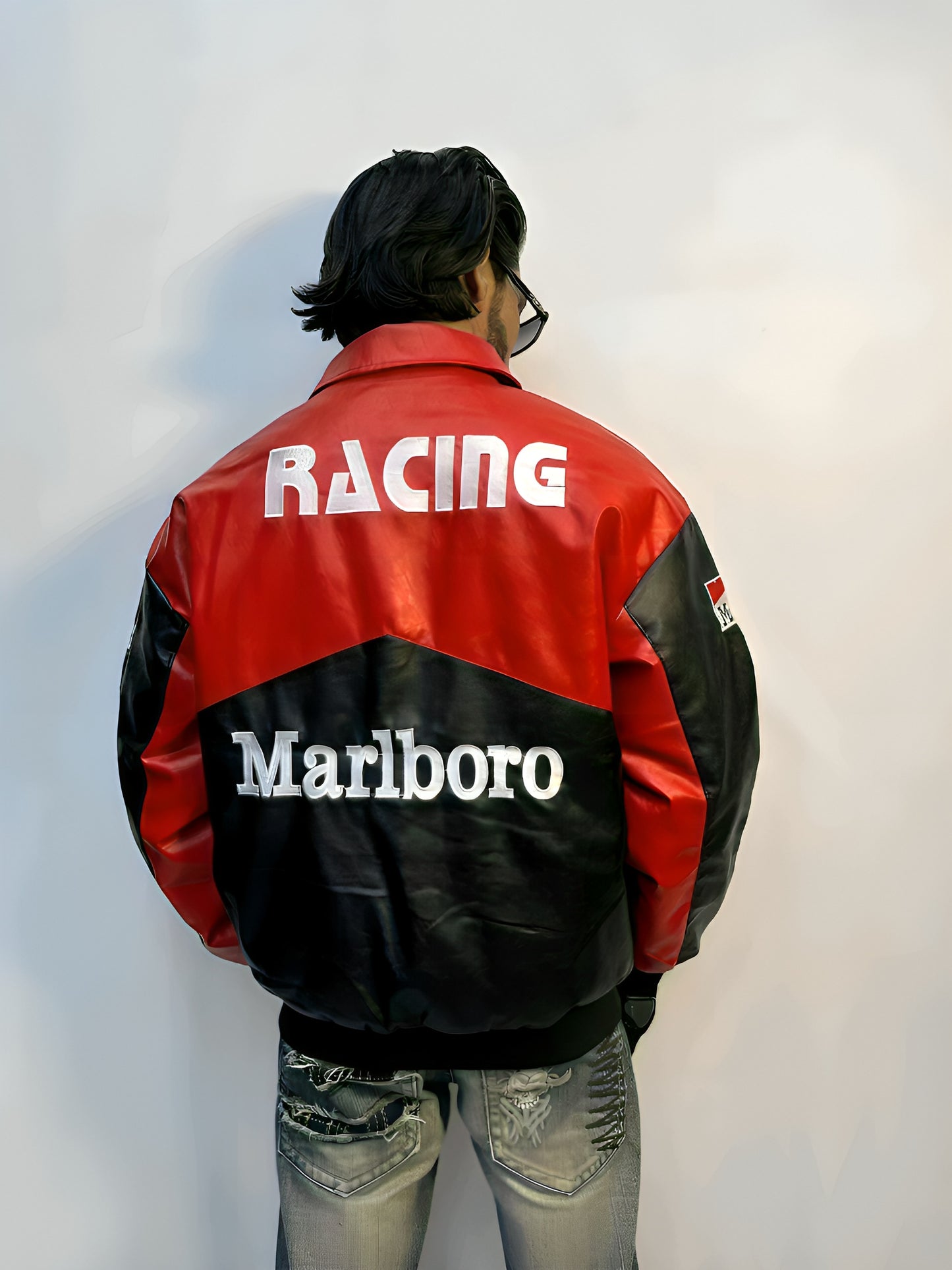 Marlboro leather jacket premium