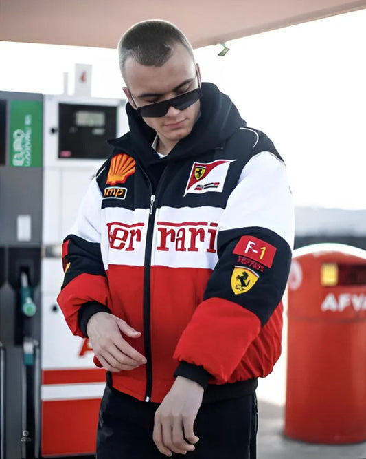 Ferrari F1 Trio Color Racing Jacket – Premium Motorsport Apparel